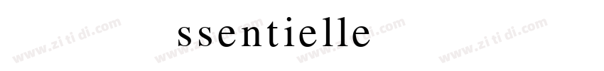 LOREAL Essentielle B字体转换